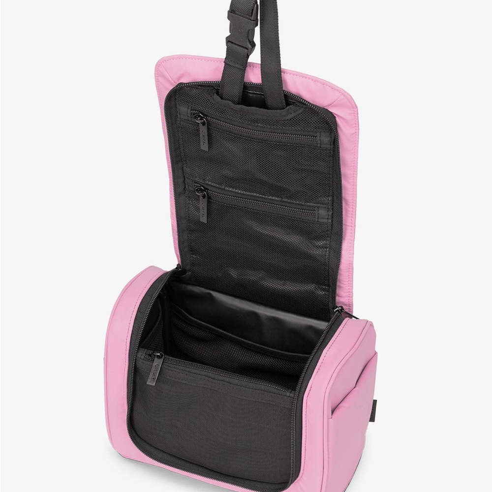 Calpak limited edition pink hanging toiletry bag